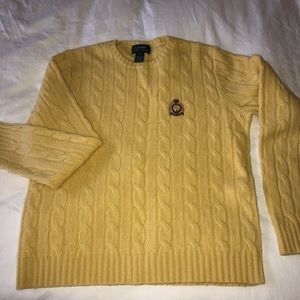 Yellow Ralph Lauren sweater